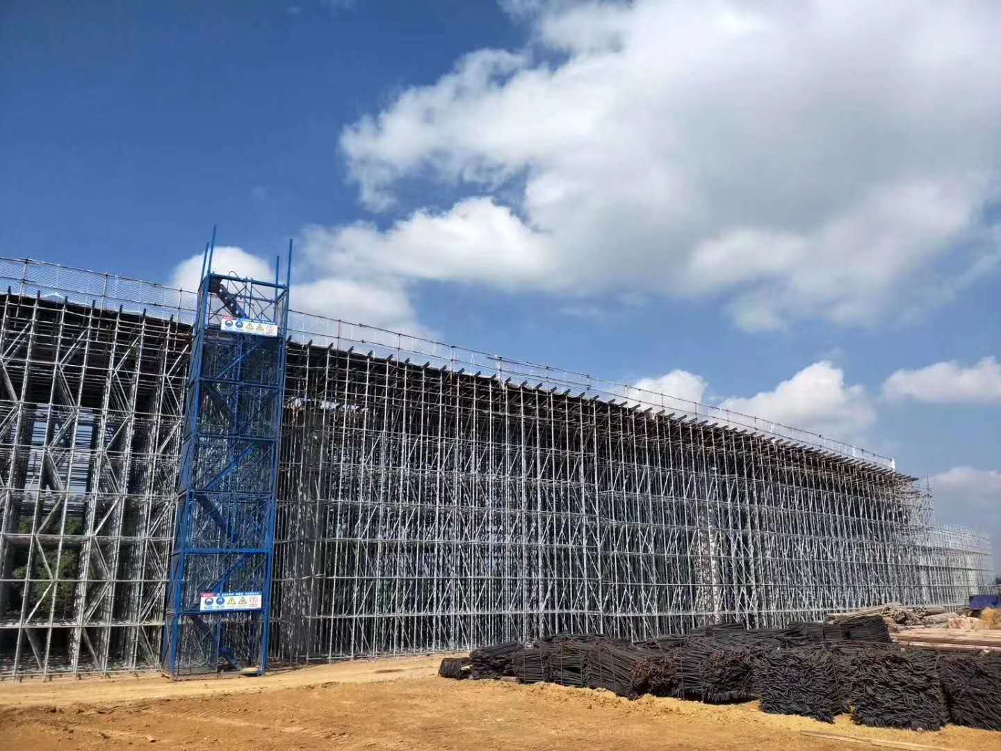 盤扣腳手架搭建周期短，經濟效益好！